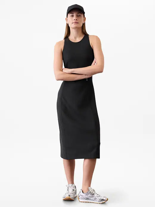 Seasoft Rib Midi Tank Dress