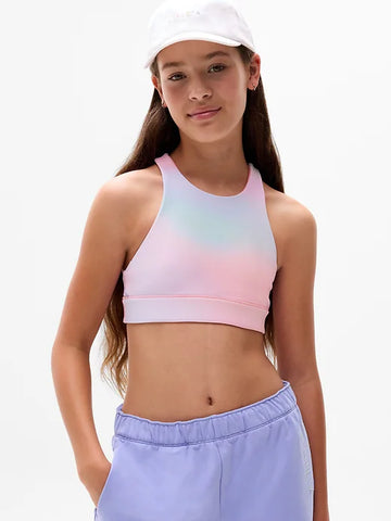 Athleta Girl High Neck Reversible Bikini Top